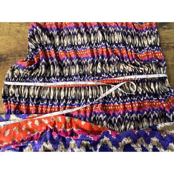 Ruby Rd Womens Mutil ColorKeyholeNeckElastic Waist Sleeveless SummerCasualDress - Picture 5 of 6